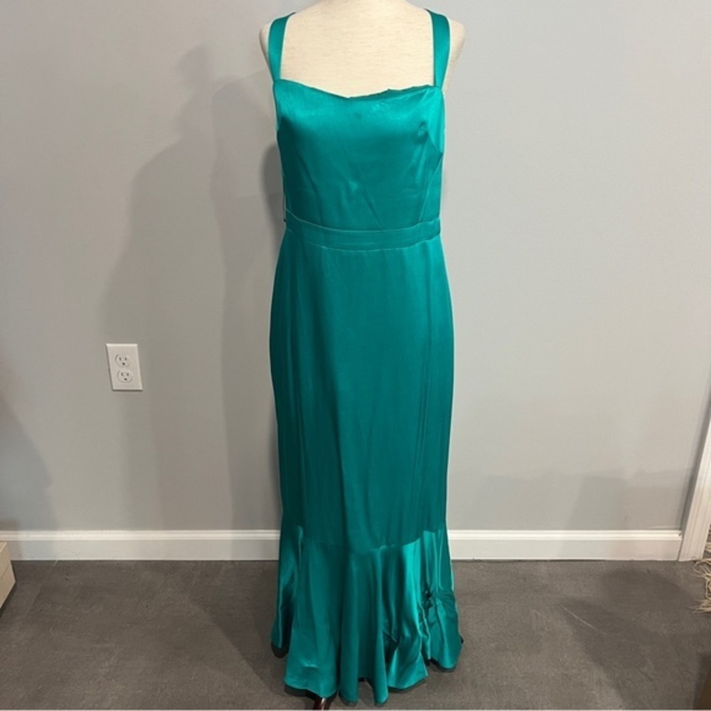 J. Crew Teal Maxi Dress